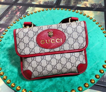 Replica Gucci Neo Vintage Messenger Small Bag Red Trim