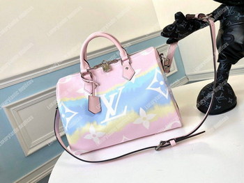 Replica LV Escale Speedy Bandouliere 30 Pastel Pink
