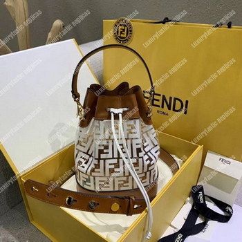 Replica Fendi Mon Tresor Bag In Polyurethane White