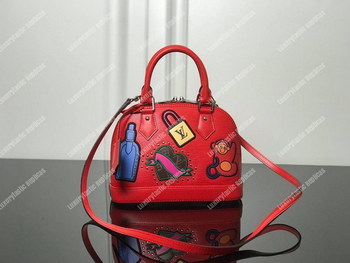 Replica LV Alma BB Epi Leather Trunk Maker Red