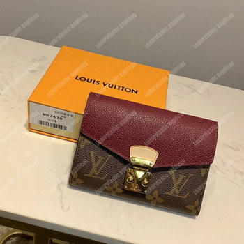 Replica LV Pallas Compact Wallet Monogram Aurore