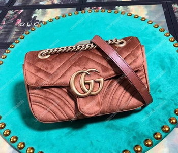 Replica Gucci GG Marmont Velvet Mini Bag