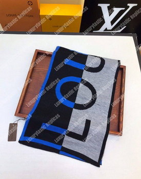 Replica LV Horizon Scarf Gris Bleu