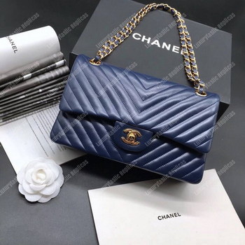 Replica Chanel Classic Medium Handbag Blue