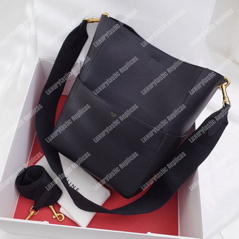 Replica Celine Sangle Bucket Bag In Soft Grained Calfskin Black