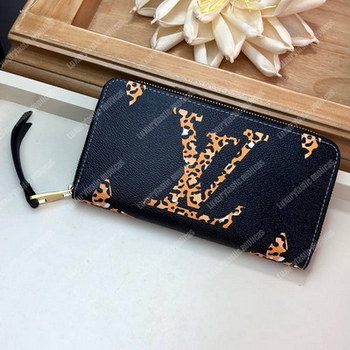 Replica LV Jungle Zippy Wallet Giant Monogram Noir
