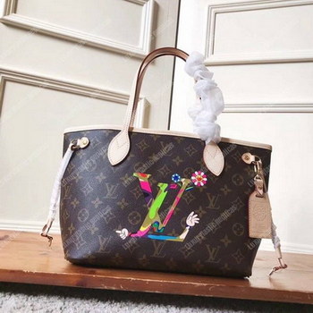Replica LV x Takashi Murakami Neverfull PM
