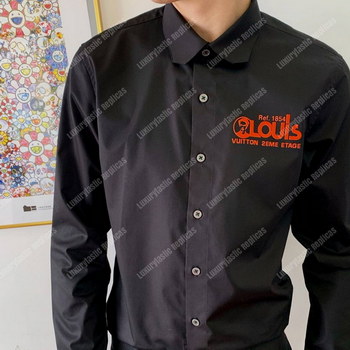 Replica LV PrintShirt Black