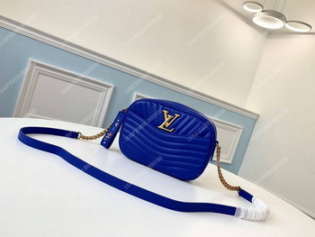 Replica LV New Wave Camera Bag Bleu Neon