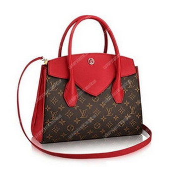 Replica LV Florine Tote Bag Monogram Canvas Red