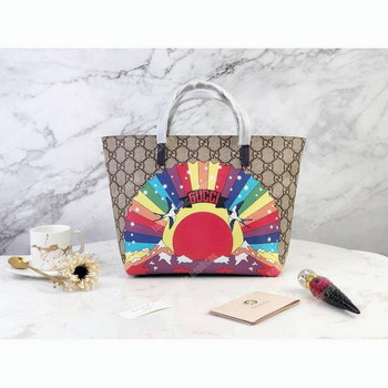 Replica Gucci Children’s GG Gucci Rainbow Birds Tote