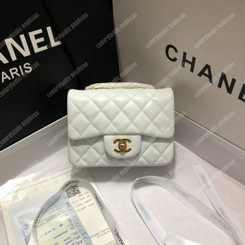 Replica Chanel Mini Flap Bag White