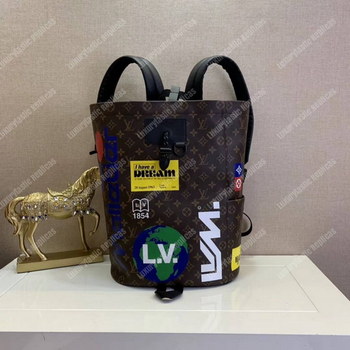 Replica LV Chalk Backpack Monogram Marron
