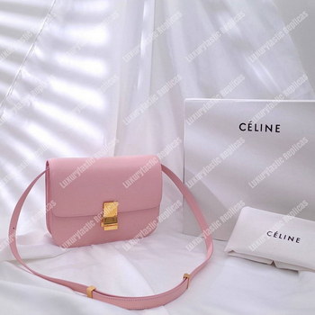 Replica Celine Medium Classic Bag In Box Calfskin Antique Rose
