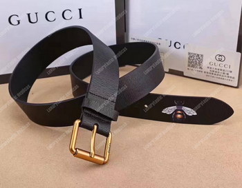 Replica Gucci Leather Belt with Bee