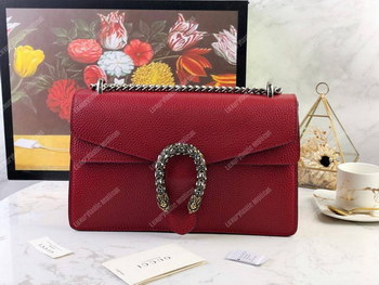 Replica Gucci Dionysus Small Shoulder Bag Hibiscus Red Leather