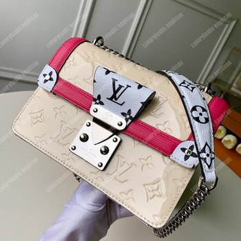 Replica LV Wynwood Monogram Vernis Creme