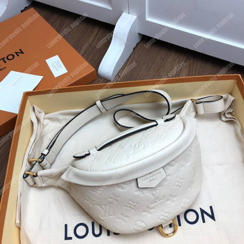 Replica LV Monogram Empreinte Bumbag Creme Beige