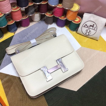 Replica Hermes Constance 24 Bag Epsom Gris Perle Palladium Hardware