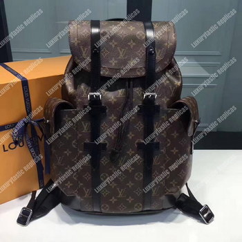 Replica LV Christopher PM Monogram Macassar Canvas