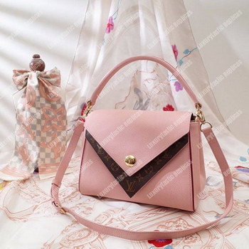 Replica LV Double V Handbag Rose Poudre