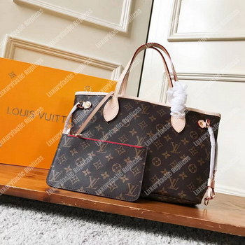 Replica LV Neverfull PM Monogram Cherise