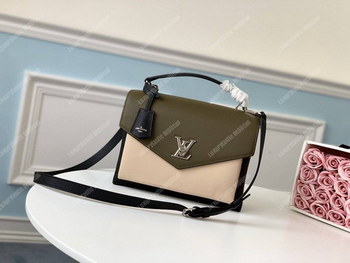 Replica LV MyLockMe Laurier Toffee Latte Black