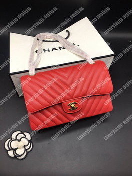 Replica Chanel Classic Medium Handbag Red