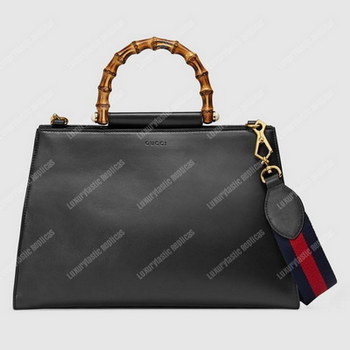 Replica Gucci Nymphaea Leather Top Handle Bag
