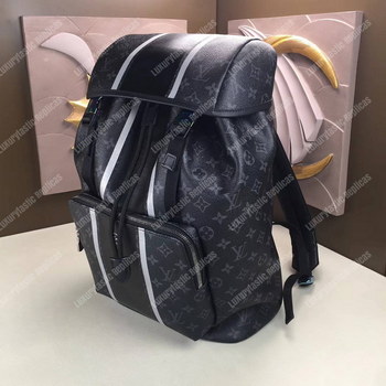 Replica LV Zack Backpack Monogram Eclipse Canvas