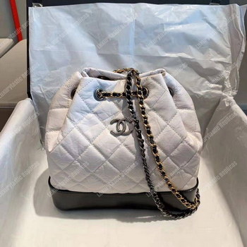 Replica Chanel 2018 Small Gabrielle Backpack White