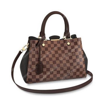 Replica LV Brittany Damier Ebene Canvas Noir
