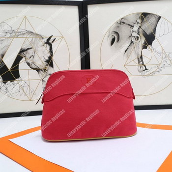 Replica Hermes Bolide Travel Case Medium Model Fuchsia