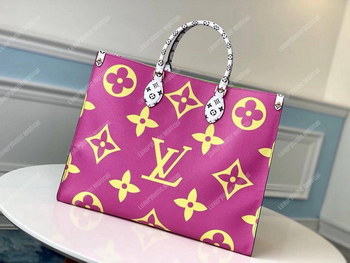 Replica LV Onthego Monogram Toron Handle Vert Tote Bag GM