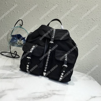 Replica Prada Black Nylon Backpack Black