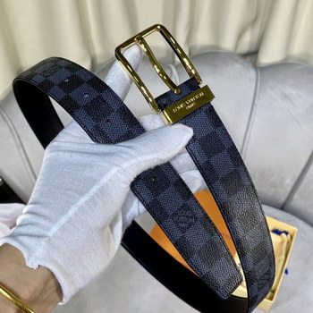 Replica Cheap Replica Louis Vuitton Men Leather Belt Width 35cm 104