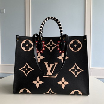 Replica Original Copy Louis Vuitton M45373 Women LV Crafty OnTheGo GM With Black Iconic Monogram Pattern