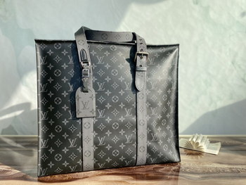 Replica Replica Louis Vuitton M45379 Men New Cabas Zippe GM Briefcase Monogram Eclipse Canvas Low Price
