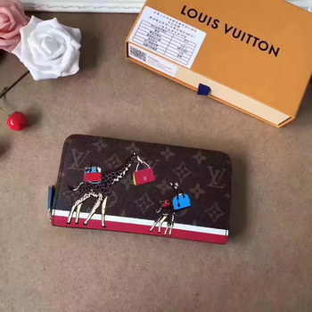 Replica Louis Vuitton M60017 1 Hotel Stickers Zippy Wallet in Monogram Coated Canvas
