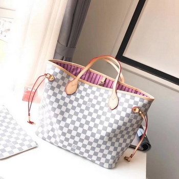 Replica Louis Vuitton N41605 Neverfull MM Damier Azur Canvas