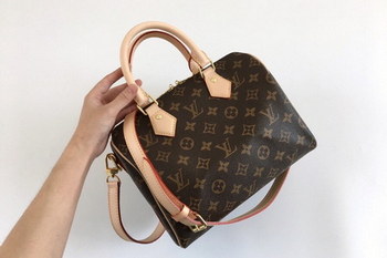 Replica Replica Louis Vitton M41113 Women Speedy Bandouliere 25 Monogram Coated Canvas