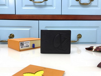 Replica Authentic Replica Louis Vuitton M63511 Multiple Wallet Epi Leather LV Circle Signature