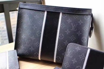 Replica Louis Vuitton M64440 Pochette Voyage MM Monogram Eclipse Flash