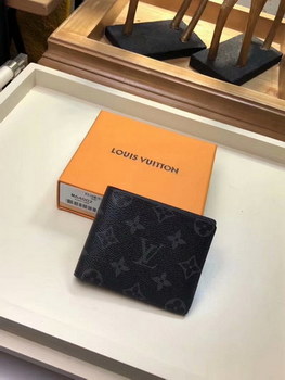 Replica Cheap Replica Louis Vuitton M64002 Men Slender ID Wallet Monogram Eclipse Canvas