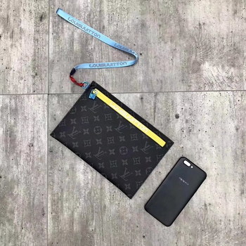 Replica Louis Vuitton 2018 Women Clutch Monogram Black