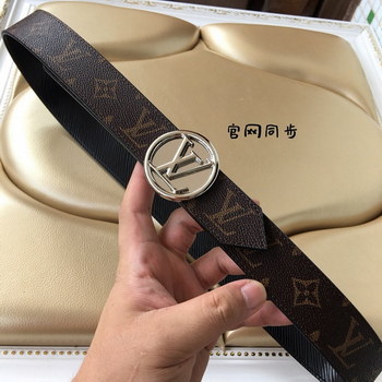 Replica Cheap Replica Louis Vuitton Women Leather Belt Width 3cm 098