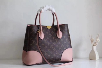 Replica Louis Vuitton M43457 Flandrin Monogram Coated Canvas and Cowhide Leather Exterior Taupe Glace