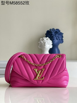 Replica AAA Replica Louis Vuitton M58553 LV New Wave Chain Bag Smooth Cowhide Leather Agathe Pink