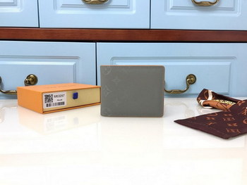 Replica Authentic Replica Louis Vuitton M63297 Men Multiple Wallet Monogram Titanium Nvprod