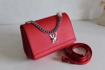 Replica Louis Vuitton M51202 Lockme II BB Rubis Soft calf leather
